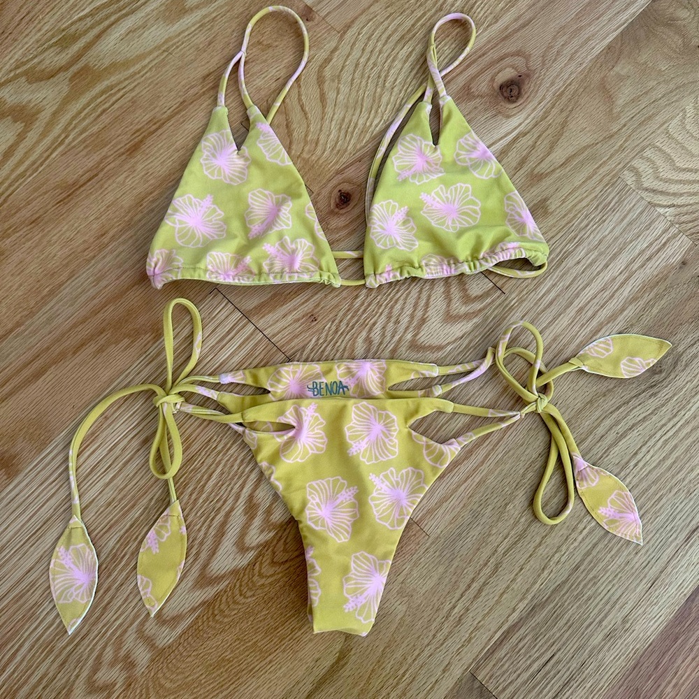 Benoa Swim Honey Hibiscus Bikini Bottom